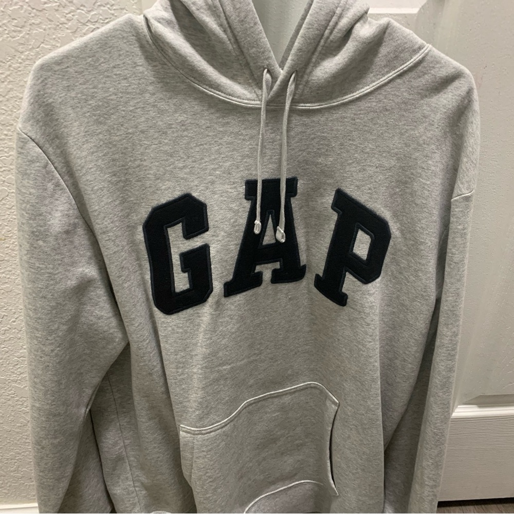 Grey and Black GAP Hoodie